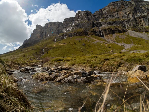 Cirus Soaso Located National Park Ordesa Lost Mountain Ponytail Located — стоковое фото