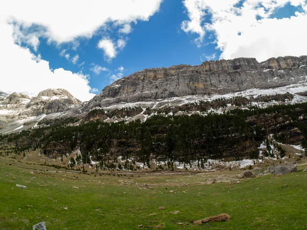 Cirus Soaso Located National Park Ordesa Lost Mountain Ponytail Located — стоковое фото