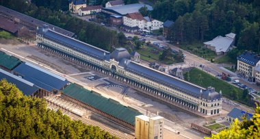En güzel manzaranın başkentinin havadan görünüşü.
