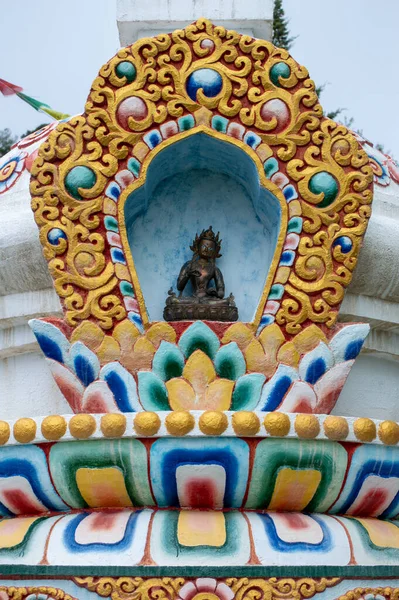 Templo Budista Dag Shang Kagyu Panillo Aragón España Detalles Templo —  Fotos de Stock