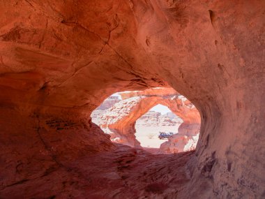Utah 'taki büyük kanyonun güzel manzarası.