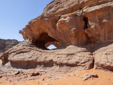 Wadi rum çöl manzara, Jordan