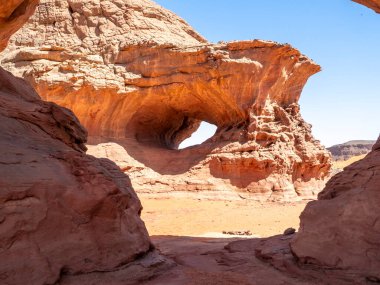 İsrail 'deki Negev Çölü' nün güzel manzarası
