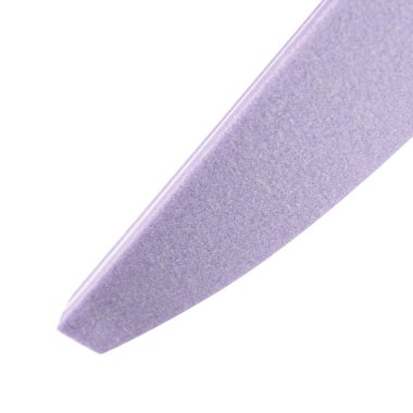 Tırnak törpüsü makro çekim. Topuklular için dosyanın kapatılması izole edildi