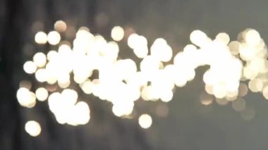 Bulanık ışık baloncukları ile soyut arkaplan