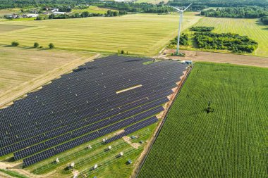 Clean energy infrastructure in a natural setting