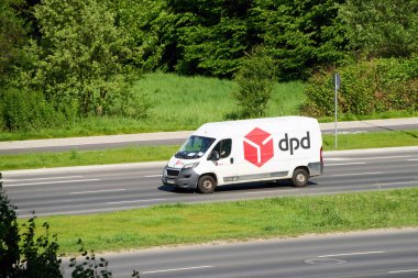 Avrupa 'da DPD nakliye aracı Polonya, Avrupa 26.05.2025