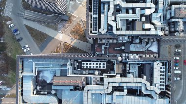 Endüstri binası havalandırma kanalları