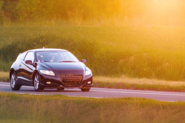 Şık çağdaş stili olan şehir hatchback 'i