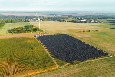 Clean energy infrastructure in a natural setting