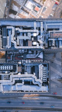 Üst görüntü güç havalandırma havalandırma sistemi