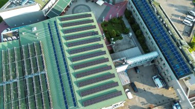 Fotovoltaik güneş hücreli ekolojik enerji santrali