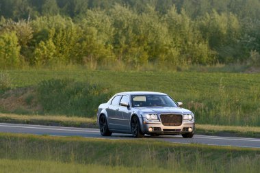 Modern premium car showing stylish elegance