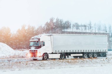 Sert kış havasında nakliye