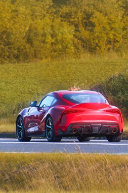 Pürüzsüz otomotiv tasarımlı düşük spor coupe