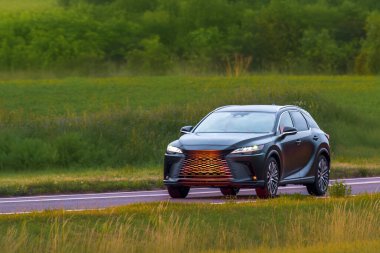 Güvenilir 4x4 araç doğal arazide ilerliyor.