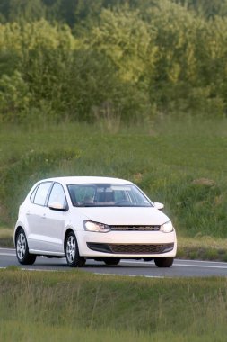 Sporty hatchback with modern automotive design