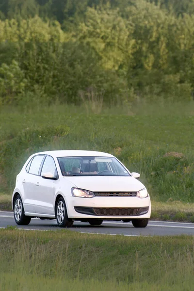 Sporty hatchback with modern automotive design