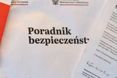 Toplum için güvenlik talimatları 09.01.2026 Polonya, Katowice