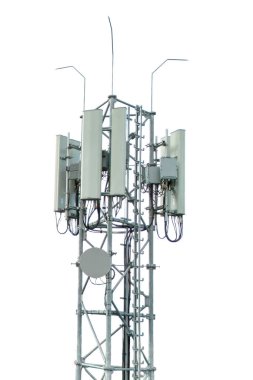 Industrial cell tower with communication technology equipment