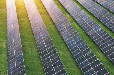 Fotovoltaik paneller güneş ışığını güce dönüştürüyor