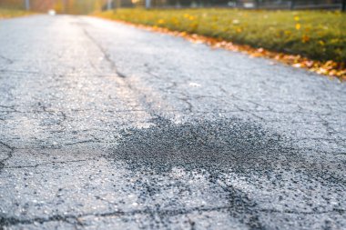 Sprey enjeksiyon kaldırım tamiri çalışmalarının kapanışı