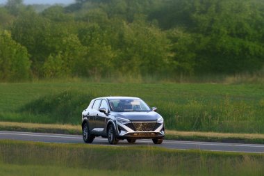 Kırsal yolda küçük çaplı geçiş.