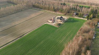 Ev yapımı huzurlu kırsal alan