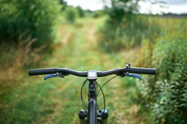 POV açısıyla orman yolunda hız yapıyor.