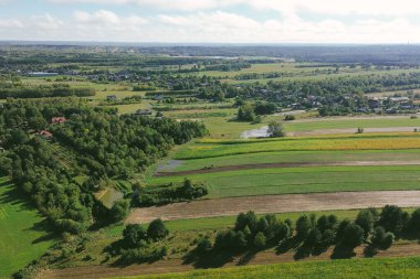 Yağmur fırtınası sonrasında Polonya 'da tarım arazileri sular altında kaldı