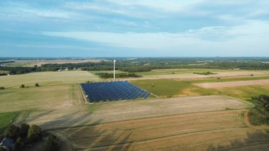 Generating clean electricity in open fields