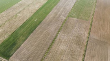 Kırsal kesimlerin üzerinde akşam güneşi.