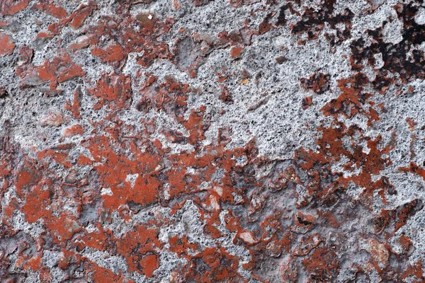 Vermelho Branco Textura Concreto Ruínas — Fotografia de Stock
