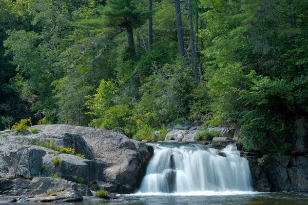 Upper Linville Falls North Carolina Usa Der Nähe Des Blue — Stockfoto