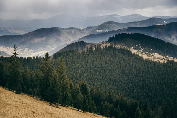 Een grote berg op de achtergrond — Stockfoto