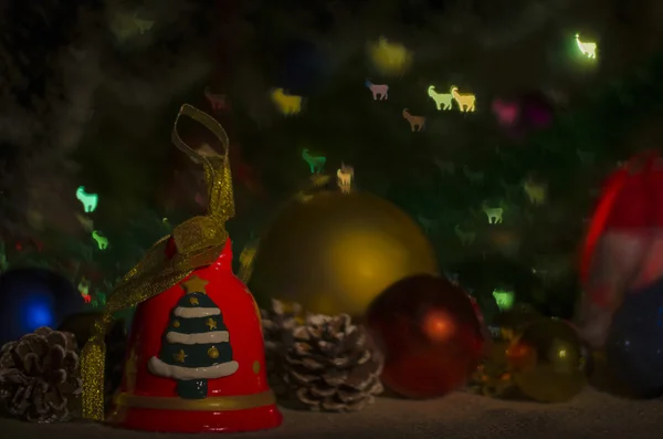 Kerstmis, decoratie, jaar, nieuwe, vakantie, decor, sierlijke — Stockfoto