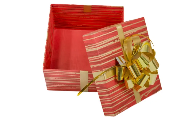 Cumpleaños, caja, celebrar, celebración, Navidad, regalo de Navidad, regalo, caja de regalo, aislado — Foto de Stock