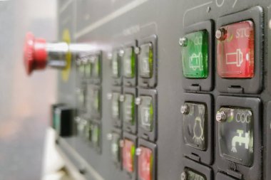 Sayısal kontrollü bilgisayar kontrol paneli