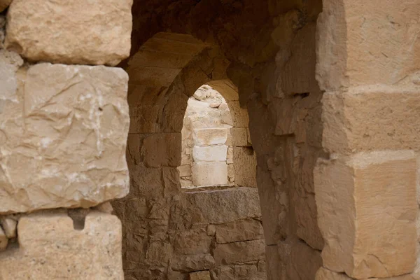 Ruinas Una Antigua Ciudad Nabatea Norte Del Neguev Israel — Foto de Stock