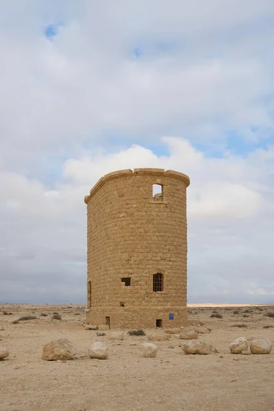 Las Ruinas Una Estación Ferroviaria Turca Desierto Del Neguev Israel — Foto de Stock