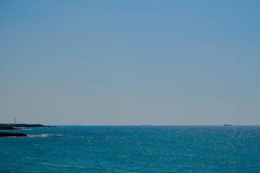 Hof Dor aBonim Doğa Koruma Alanı ve İsrail 'in Akdeniz kıyısındaki sahil