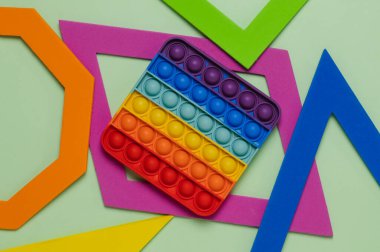 Okul konularının güzel, parlak planı.