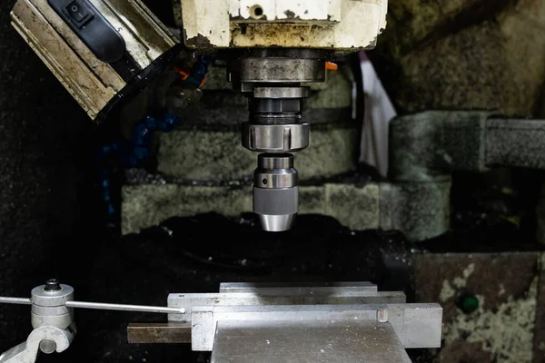Close up of CNC machine at work — Stock Photo, Image