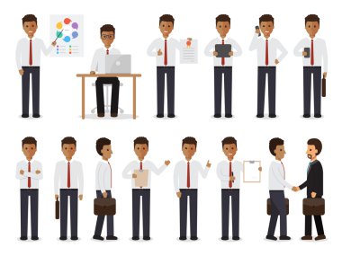 siyah işadamı karakter