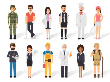 Occupation profession people clipart