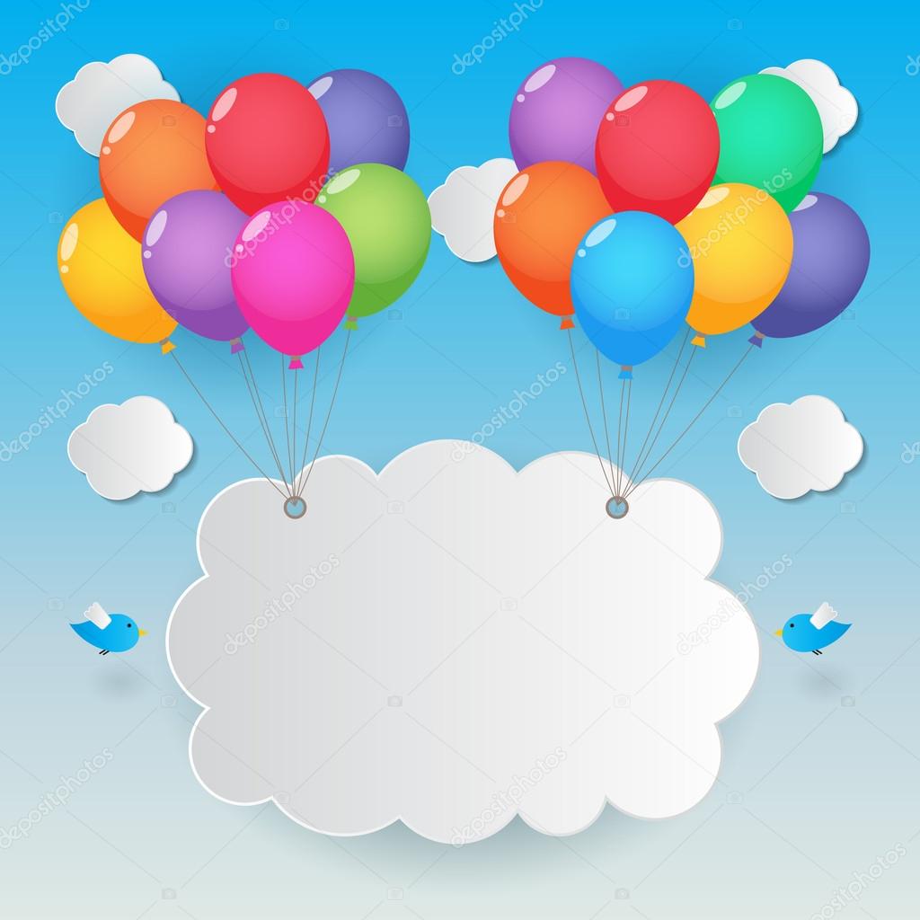balloon sky background
