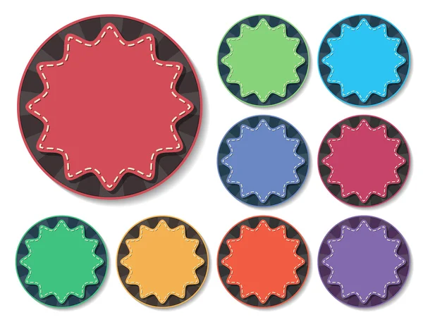 Badge starburst — Image vectorielle