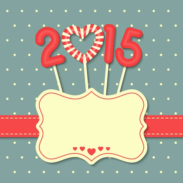 Gott nytt år 2015 — Stock vektor