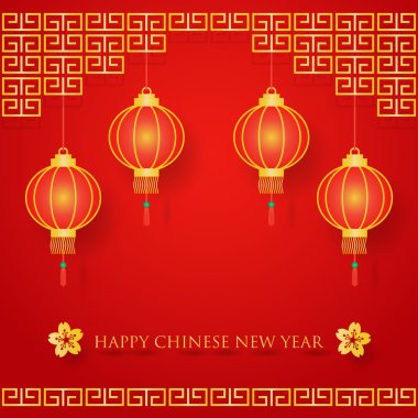 Çince yeni yıl arkaplanı