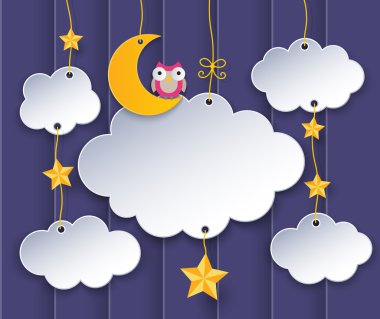 Gece gökyüzü arkaplanı